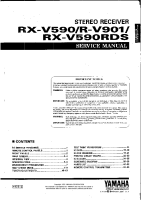 Yamaha RV-901 - Service Manual